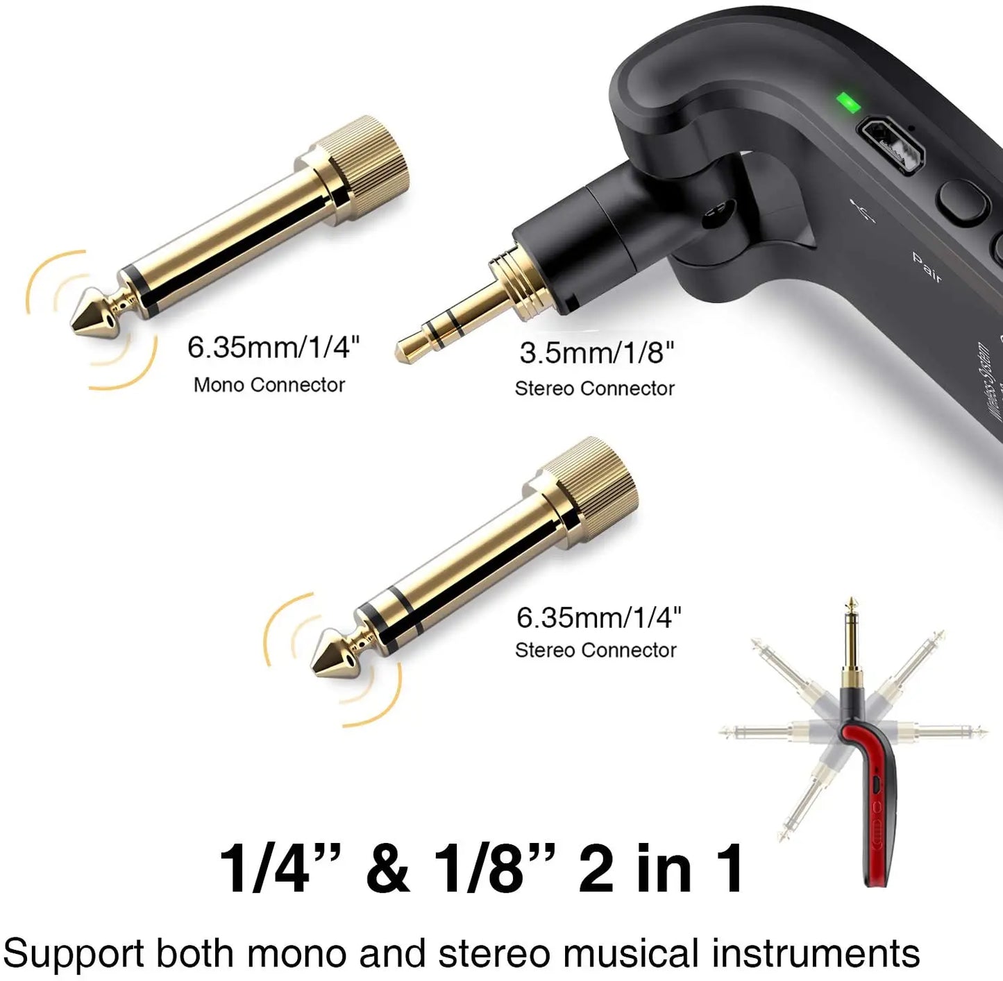 Wireless Guitar System Wireless Guitar Transmitter Receiver