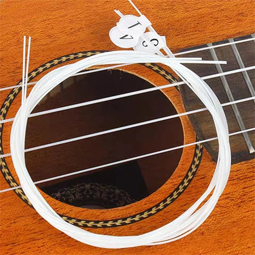 4PCS/Set Nylon Strings Universal Ukulele String For 21in 23in 26in Ukuleles Musical Instruments