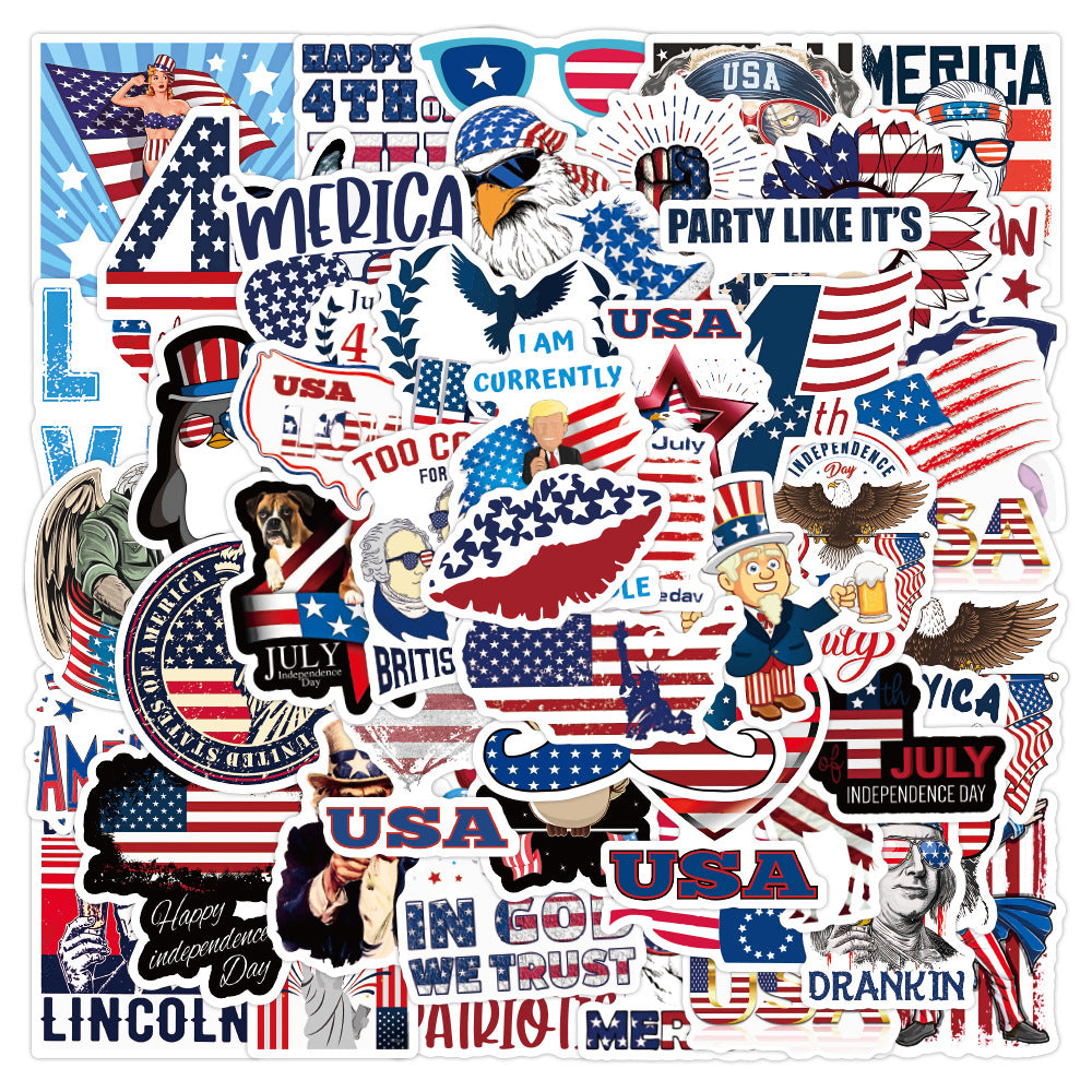 100 Pack Trump 2024 Presidential Election Stickers - Funny Decals for Walls, Laptops, Luggage, Fridge, Suitcases, Cars